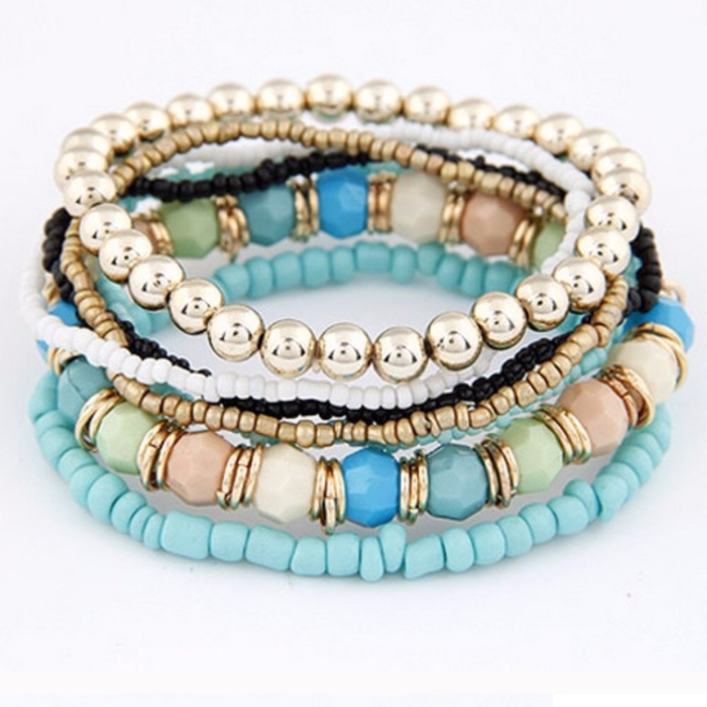 Sold NWT 7 Bracelets BundLe💖 - Picture 1 of 8